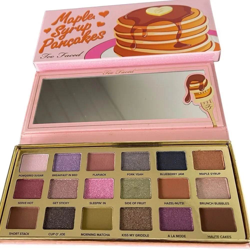 Too Faced Maple Syrup Pancakes Eyeshadow Palette 18 gorgeous buttery shades NEW